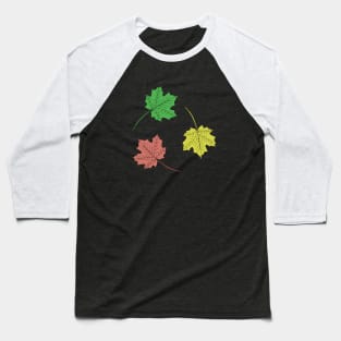 Colored maple leaves. Baseball T-Shirt